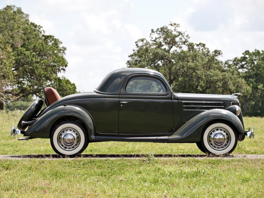  Ford V8 Deluxe 3-Window Coupe 1936 года  (фото 9 из 10)